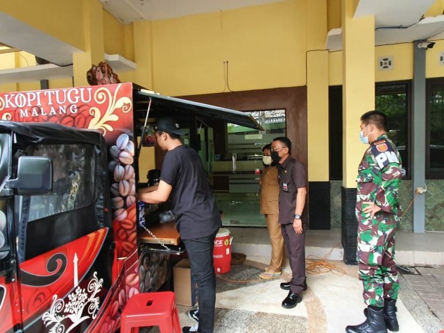 Prototype kopi mobiling yang sedang dijajaki oleh Dispangtan Kota Malang untuk optimalisasi ketahanan pangan perkotaan / dok.