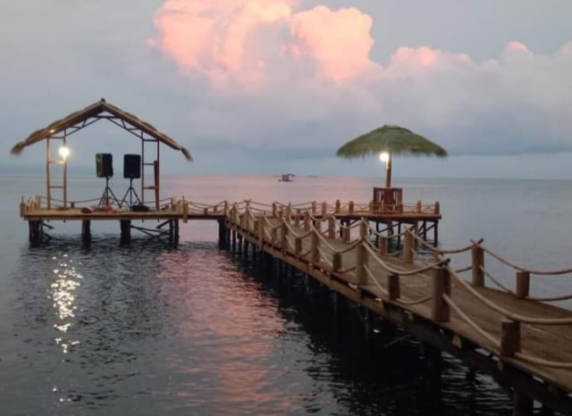 Panggung utama Festival Mtu Mya di Halmahera Tengah, Maluku Utara. Foto: Istimewa