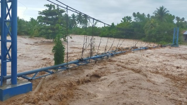 Banjir di Tojo Una-Una, Kamis (18/2). Foto: Istimewa