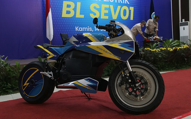Motor listrik BL-SEV01. Foto: Universitas Budi Luhur