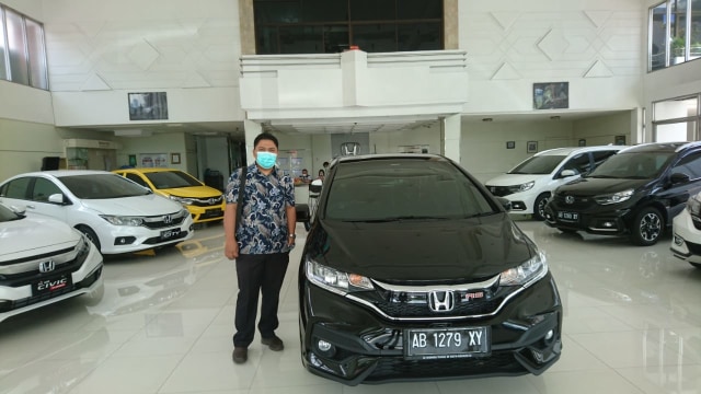Supervisor Pemasaran Dealer Honda Tugu Yogyakarta, Budi Utomo. Foto: Widi Erha Pradana. 