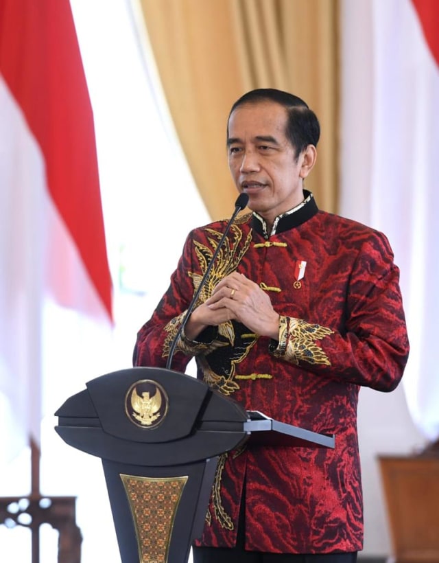 Presiden Joko Widodo di Hari Perayaan Imlek Nasional. Foto: Lukas/Biro Pers Sekretariat Presiden