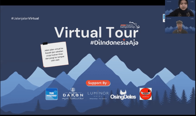 Obati Rasa Rindu Wisatawan, Pelaku Wisata Banyuwangi Selenggarakan Tour Virtual