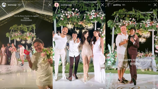 Artis hingga Selebgram yang Hadiri Resepsi Pernikahan Reza Arap-Wendy Walters (1146)