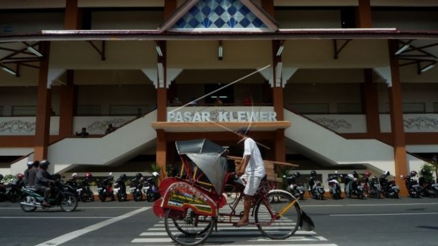 Pasar Klewer di Solo Jawa Tengah. Foto: R Rekotomo/ANTARA FOTO