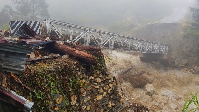 Jembatan Trans Papua di Yalimo Penghubung Antarkabupaten Putus (85766)
