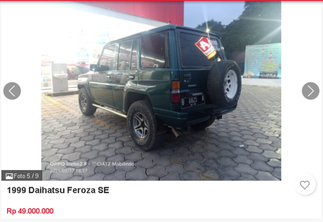 5 Mobil Bekas Rp 40 Jutaan, Ada Sedan hingga SUV (172799)