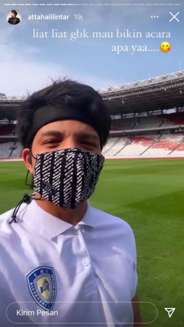 Atta Halilintar Sambangi GBK, Survei untuk Lokasi Pernikahan? (36116)