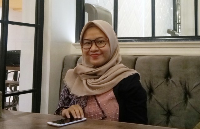 Dosen Program Studi Sains Aktuaria Institut Teknologi Sumatera (Itera), Amalia Listiani meraih juara pertama dalam kompetisi riset AAUI Maipark Research Grant 2020, Selasa (23/2) | Foto : Humas Itera