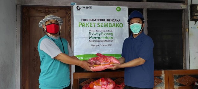 Bencana Longsor Nganjuk, Inisiatif Zakat Indonesia Salurkan Paket Sembako (255555)