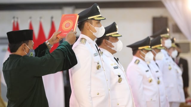 Mendagri Pantau Pelantikan 178 Kepala Daerah, Pastikan Prokes Corona Berjalan (29687)