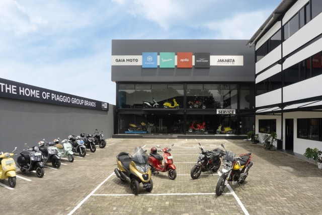 Gaia Moto Antasari di Cilandak, Jakarta Selatan. Foto: Dok. Piaggio