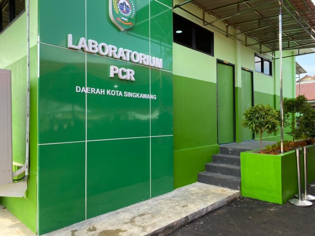 Gedung Laboratorium PCR Singkawang. Foto: Dok Hi!Pontianak