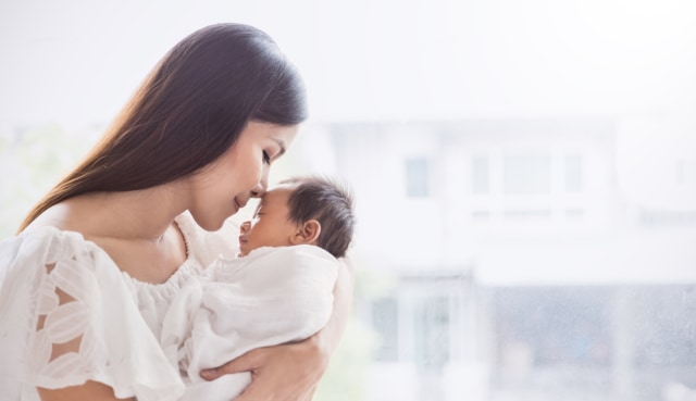 Ilustrasi ibu dan bayinya. Foto: Shutterstock