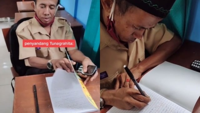 Siswa SMA Berusia 30 Tahun, Semangat Belajarnya Patut Ditiru (25109)