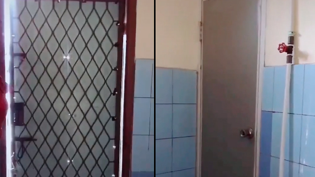 Kamar mandi unik, punya lebih dari satu pintu. (Foto: @windyerna/TikTok)
