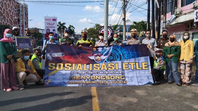 Sosialisasi Sistem Tilang Elektronik di Lampung, Polisi: Uji Coba 4 & 5 Maret (10886)