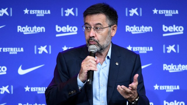 Eks Presiden Barcelona, Josep Maria Bartomeu. Foto: Josep LAGO/AFP