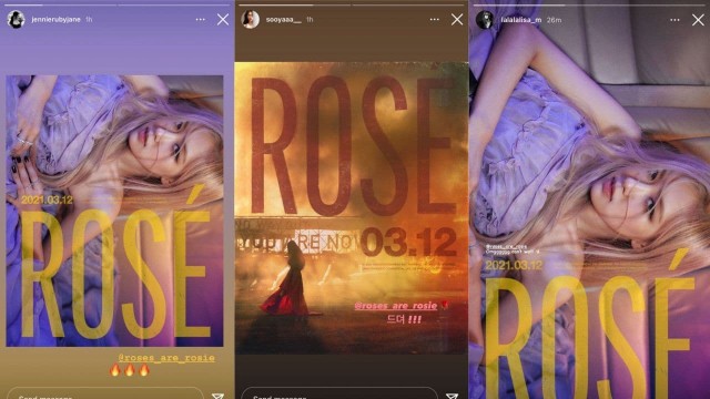 Rose Debut Solo, 3 Member Blackpink Lainnya Gercep Beri Dukungan (174958)