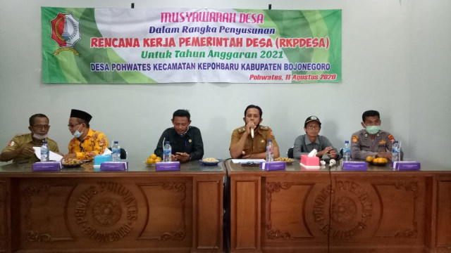 Ilustrasi Musyawarah Desa RKP Desa. Foto: pohwates-bjn.desa.id