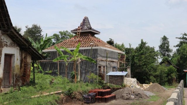 Penggalangan dana untuk pembangunan masjid di RT 9 Dusun Tapan, Desa Kepuhrejo, Magetan, Jawa Timur, oleh ACT Madiun. 
 Foto: ACT Madiun