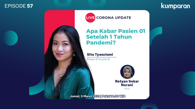 Live Corona Update: Apa Kabar Pasien 01 COVID-19 di RI Usai 1 Tahun Pandemi? (133675)
