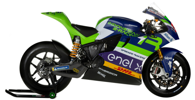 Motor balap Indonesian E-Racing Gresini MotoE. Foto: Gresini Racing