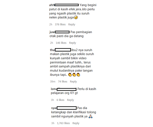 Komentar netizen. Instagram @attahalilintar