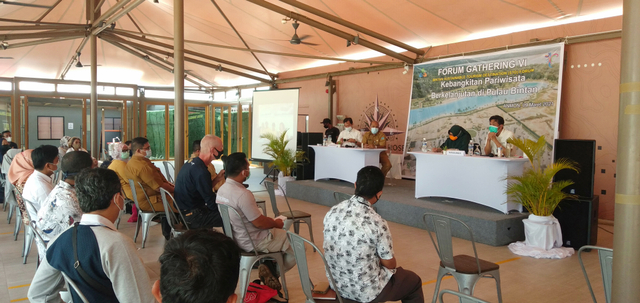 Forum Gathering VI Bintan Sustainable Tourism Destination (STD) di Anmon, Kawasan Pariwisata Lagoi, Selasa (9/3). Foto: Milyawati/kepripedia.com