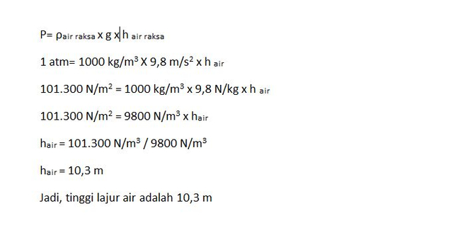 Rumus Tekanan Udara Lengkap Dengan Contoh Soalnya Kumparan Com