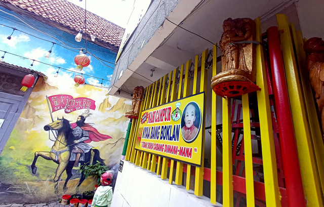 Sudut Kampung Pecinan Kapasan Dalam, yang menjadi Kampung Wisata Baru di Surabaya. Foto-foto: Masruroh/Basra