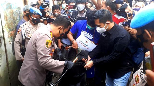 Polisi ungkap kasus pembunuhan gadis bercelana doraemon dan wanita berambut panjang di Bogor. Foto: Dok. Istimewa