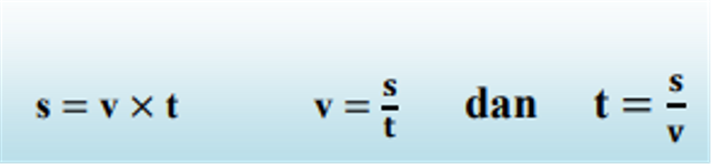 Rumus Menghitung Kecepatan Jarak Dan Waktu 4773