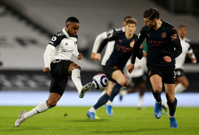 Pertandingan antara Fulham vs Manchester City di Craven Cottage, London, Inggris. Foto: Catherine Ivill/Reuters