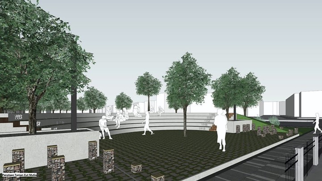 Intip Desain Kece Stasiun Gondangdia: Halte Terintegrasi, UMKM, Taman Cut Meutia (372873)