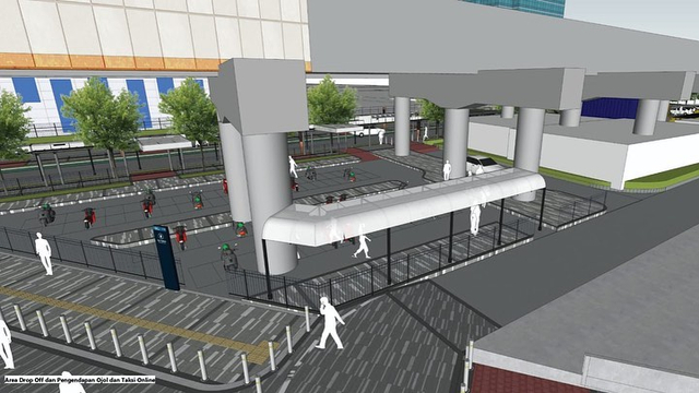 Intip Desain Kece Stasiun Gondangdia: Halte Terintegrasi, UMKM, Taman Cut Meutia (372865)
