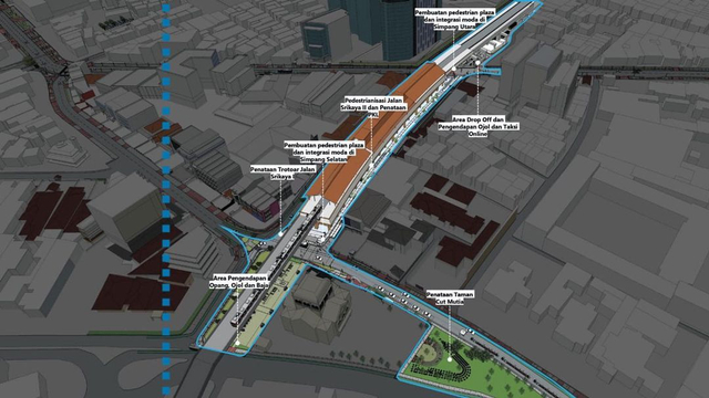 Intip Desain Kece Stasiun Gondangdia: Halte Terintegrasi, UMKM, Taman Cut Meutia (372867)