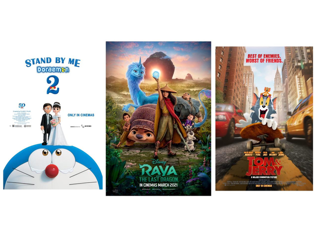 Tiga film yang tayang perdana di Cinepolis Lippo Plaza Kendari. Foto: Cinepolis Lippo Plaza Kendari. 