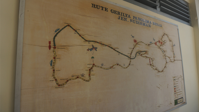 Rute Gerilya Panglima Besar Sudirman, dimulai dari Yogyakarta melintasi Jawa Tengah dan Jawa Timur (Source: Dokumentasi Pribadi)