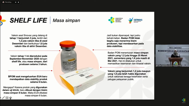Cara Bedakan Vaksin Sinovac Habis Masa Simpan 25 Maret dengan Buatan Bio Farma (92894)