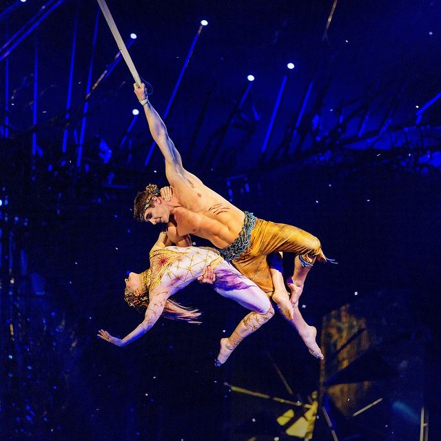 Ilustrasi pertunjukan sirkus Cirque du Soleil. (Foto: Instagram/@cirquedusoleil).