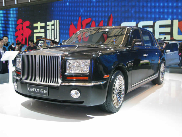 Geely Ge jiplakan mobil Rolls-Royce asal China. dok. CarnewChina