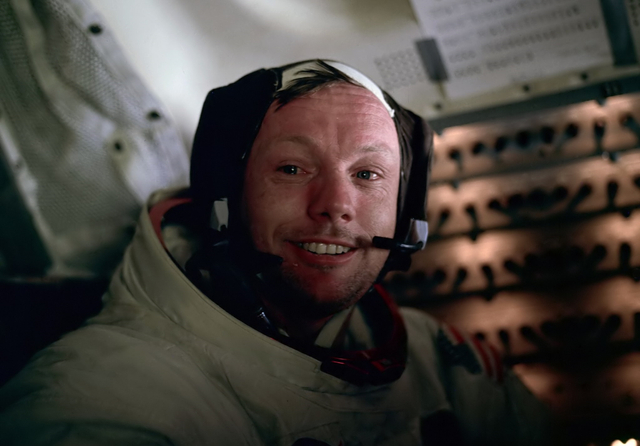 Neil Armstrong. Foto: NASA / Edwin E. Aldrin, Jr., via Wikimedia Commons