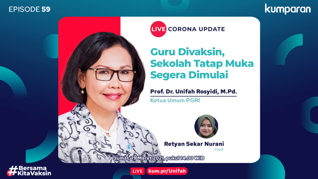 Live Corona Update: Guru Divaksin, Sekolah Tatap Muka Segera Dimulai (126902)