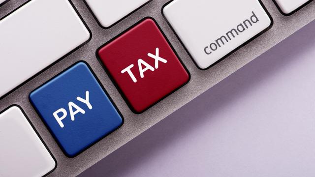 Ilustrasi membayar pajak. Foto: Shutter Stock
