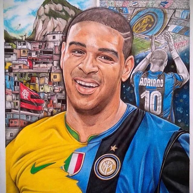 Adriano Leite Riberio, legenda Timnas Brasil dan Inter Milan. (Foto: Instagram/@adrianoimperador).