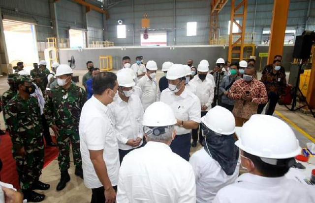 Resmikan PT BSSTEC Di Barelang, Ini Pesan Menteri Luhut Untuk Rudi ...