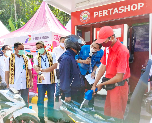 BNI dukung permodalan Pertashop Pertamina. Foto: BNI