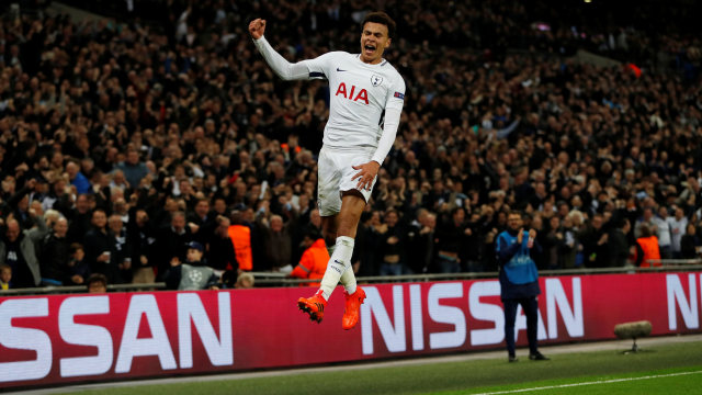 Dele Alli dalam laga bersama Tottenham Hotspur. (Foto: Reuters/Paul Childs)