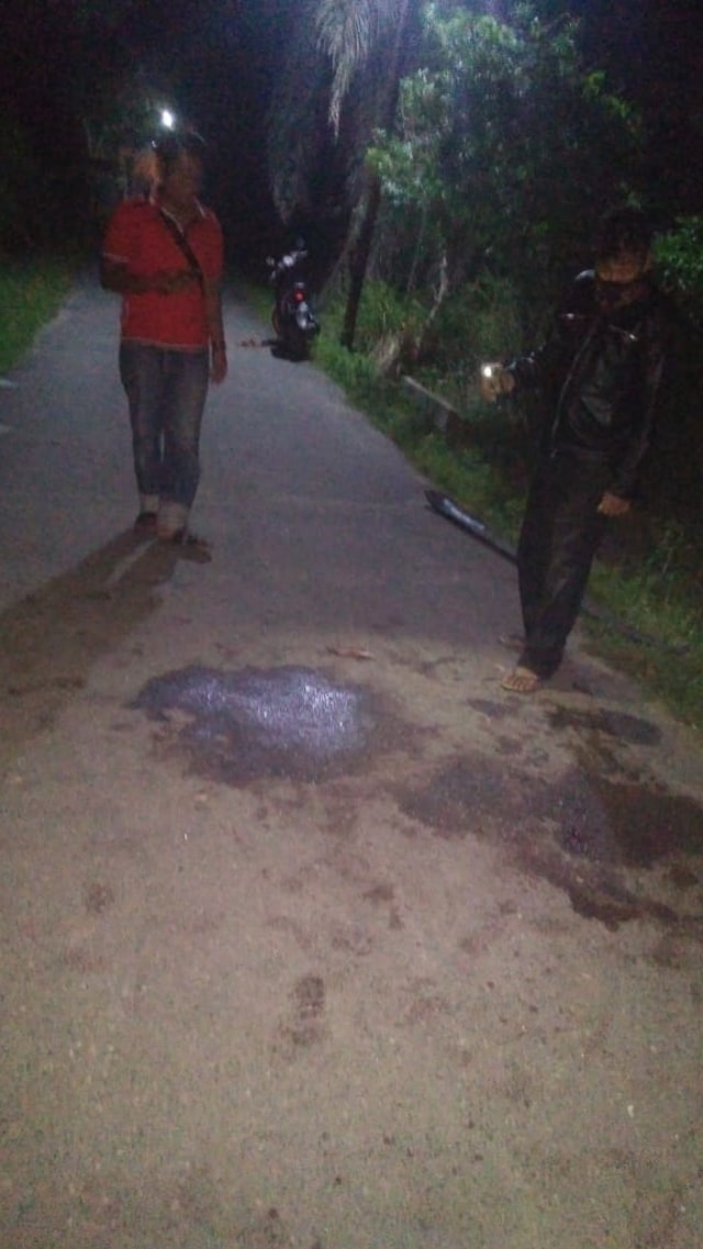 Lokasi driver Ojol yang tewas dibunuh penumpangnya, di Jalan TA Hamzah Kecamatan Binjai Utara, Kota Binjai, Sumatera Utara. Foto: Dok. Istimewa